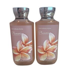 Bath & Body Works Plumeria Body Wash- Set of 2